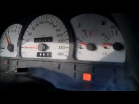 Opel Calibra V6 0-100 Performance test.