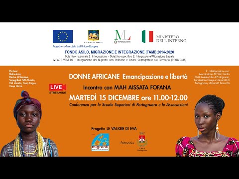 DONNE AFRICANE - emancipazione e libertà - convegno del 15 Dicembre  2020