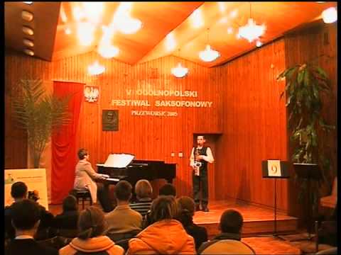 Michał Grzywna - Ogólnopolski Festiwal Saksofonowy 2005r.