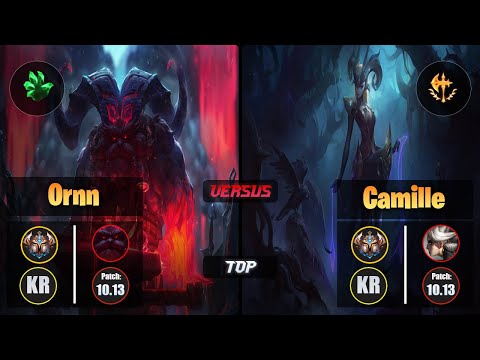 Challenger ORNN [Grasp of the Undying] (Top) VS  CAMILLE - Challenger KR Patch 10.13