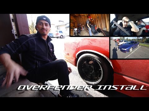 S13 Overfender Install DIY - Lucille get's new hips