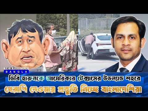 ডিবি হারুনকে আমেরিকার টেক্সাসের উডল্যান্ড শহরে থেরাপি দেওয়ার প্রস্তুতি নিচ্ছে বাংলাদেশিরা