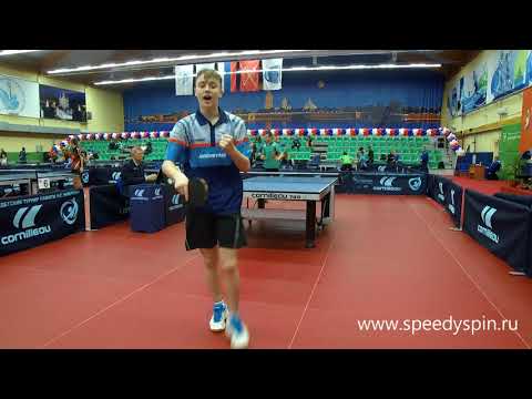 Zagoskin - Rogkov.Boys semifinale.XVIII Nikolay Nikitin table tennis memorial 2017.FHD