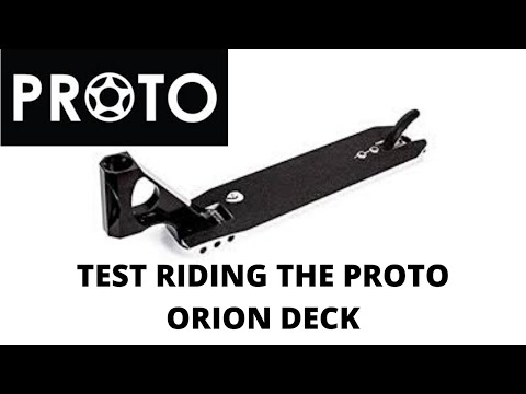 Test Riding The Proto Orion Deck