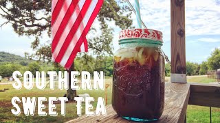 How To Make The Best Southern Sweet Iced Tea | A Taste Of The South