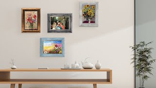Display Your Memories with XUANLUO 5x7 Picture Frames Set of 4! 🖼️💐