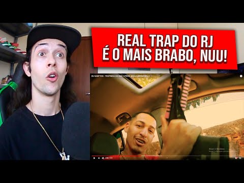 (NOVO HIT DO REAL TRAP 🔥) REAGINDO a DU SANTTOS - TROPINHA DO MAL - REACT/REAÇÃO