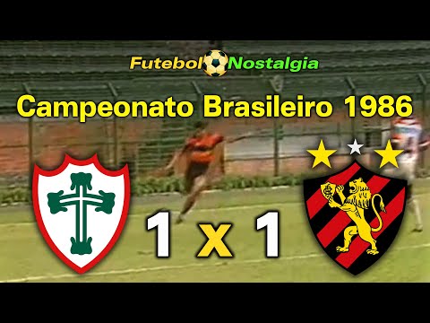 Portuguesa 1 x 1 Sport - 25-01-1987 ( Campeonato Brasileiro 86 )