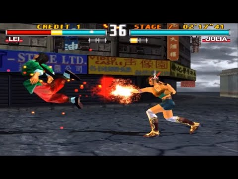 Julia With Jin's Moves Gameplay - Tekken 3 (Arcade Version)