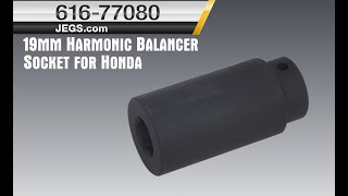 19mm Harmonic Balancer Socket 1/2" Drive - video thumbnail 2