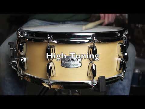 Yamaha Tour Custom Maple 5.5x14 Snare Drum Natural