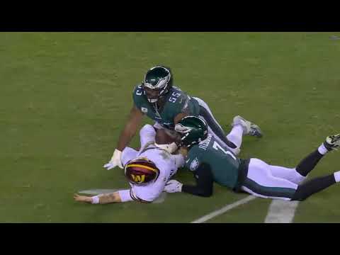 Taylor Heinicke draws HUGE penalty & Commanders defeat unbeaten Eagles