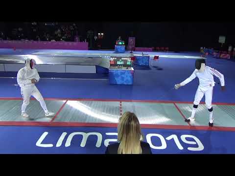 Panamerican Games SME 2019 - L16 - Henrique CUB v Blais CAN