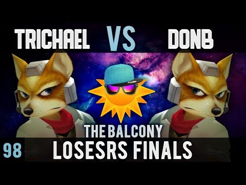 Melee @ the Balcony 98 - Losesr Finals ft. Trichael Man (Fox) VS DonB (Fox)