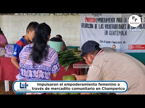 Impusaron el empoderamiento femenino comunitario en Champerico, Retalhuleu