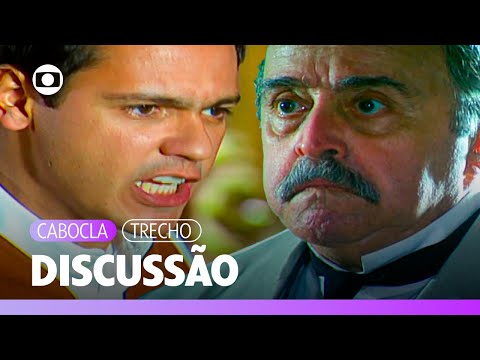 Neco defende casamento de Tobias e Mariquinha e deixa Justino nervoso! | Cabocla | TV Globo