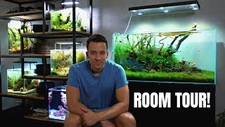MJ Aquascaping ROOM TOUR! Updates On ALL My Tanks!