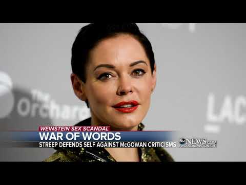 Meryl Streep responds to Rose McGowan's criticism