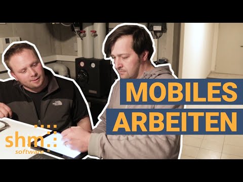 Mobile Auftragsbearbeitung (Aufträge) mit der shm Handwerkersoftware