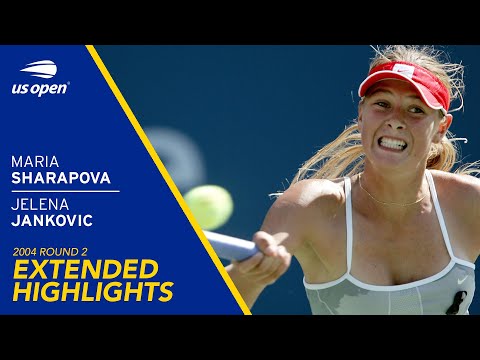 Maria Sharapova vs Jelena Jankovic Extended Highlights | 2004 US Open Round 2