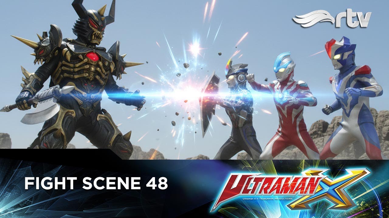 3 PAHLAWAN ULTRA BERSATU!! | FIGHT SCENE 48