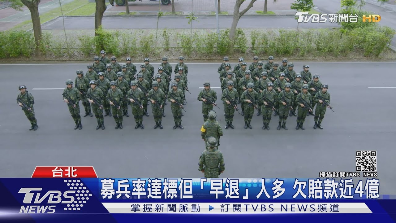 募兵率達標但「早退」人多 志願役欠「退伍賠款」近4億