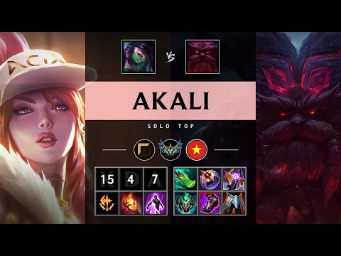 Akali Top vs Ornn - VN Challenger Patch 25.04