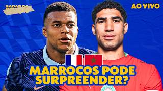 AO VIVO: FRANÇA X MARROCOS: QUARTAS DE FINAL COMEÇAM HOJE!  | Radar | ge tv