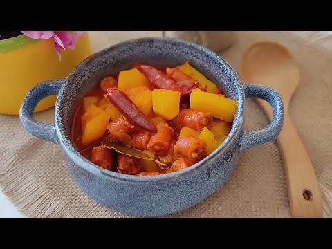Receta Tradicional de Patatas a la Riojana con Chorizo