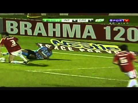 JOGO COMPLETO - INTERNACIONAL 4x1 Grêmio - Brasileirão 2008 - SPORTV