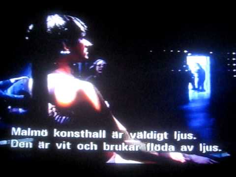 CLÉDIO OLEQUES as ICARUS in PETER GREENAWAY´S exhibition Flying over water Malmö Konsthall  Sweden 3