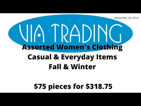 Unboxing My VIA Trading Mixed Women's Fall/Winter Clothing Box
