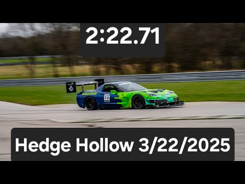 Hedge Hollow 3/22/2025, 2:22.71 Dare 2 Dream Motorsports Corvette on 200tw RE71RS