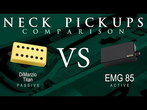 DiMarzio TITAN vs EMG 85 - Neck Pickup Guitar Tone Comparison Demo