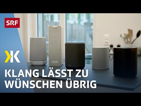 Wi-Fi speakers tested: Big differences in sound quality | 2021 | Kassensturz | SRF