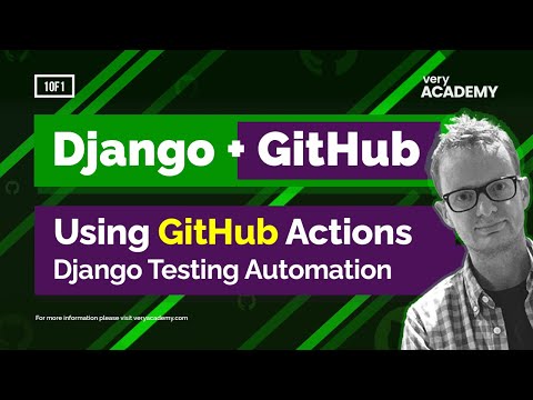 Django automated testing with GitHub Actions thumbnail