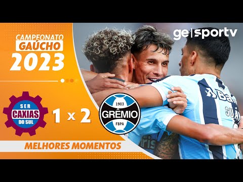 Gols e lances de Caxias x Grêmio