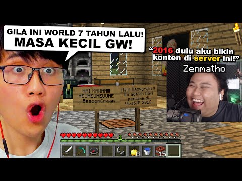 NevinGaming - Aku & YouTuber Ini Masuk ke Dalam World Minecraft SMP TERLAMA di Indonesia .. (7 Tahun Yang Lalu)
