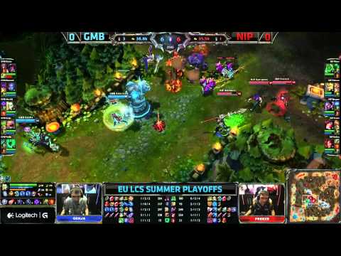 GMB vs NIP | Gambit Gaming vs Ninjas in Pyjamas Game 1 European LCS Playoffs Quarterfinals GamesCom