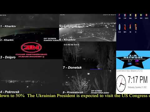 Ukraine Live cams & Ukraine alert system -12/21/2022