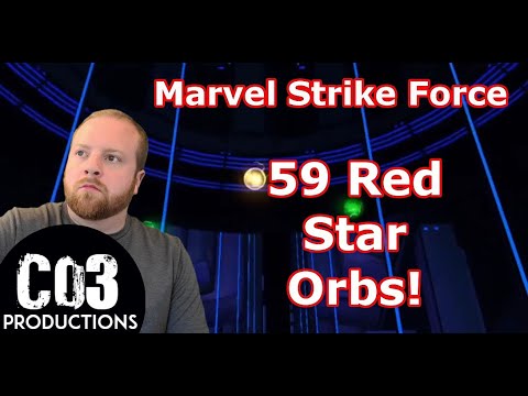 Marvel Strike Force - 59 Red Star Orbs - MSF