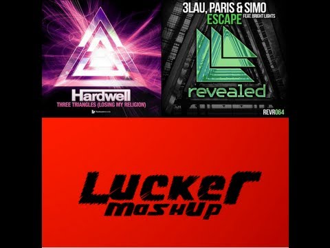 Hardwell vs 3LAU, Paris & Simo feat. Bright Lights - Three Triangles Escape (Lucker MashUp)