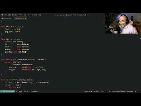 Wie erstellt man einen benutzerdefinierten TCP-Server in Golang!?