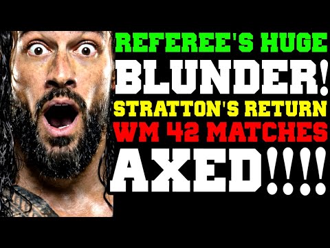 WWE News! WWE Cuts Huge WrestleMania 42 Plans! Tiffany Stratton's Return! Referee Botch Stuns Fans!
