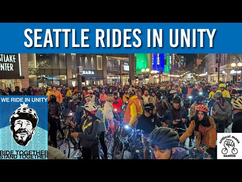Seattle Cyclists Come Together to Ride for Alex Pretti