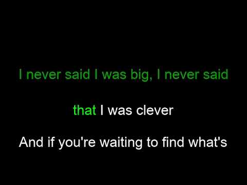 Jarvis Cocker I Never Said I Was Deep Karaoke