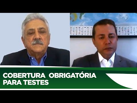 Bosco Costa defende cobertura obrigatória para testes de Covid-19 pelos planos de saúde - 13/08/20