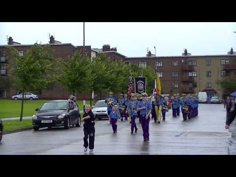 South Belfast Young Conquerors FB @ Cloughfern Young Conquerors FB Memorial Parade 2014 (2)
