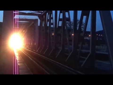 IR1837 Iasi - Timisoara Nord trece podul de peste raul Suceava - 09.06.2013