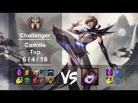 KR Challenger Replays Top Camille vs Lulu Ep.2284